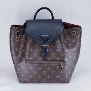 Louis Vuitton Montsouris NM PM Monogram Noir Backpack M45515